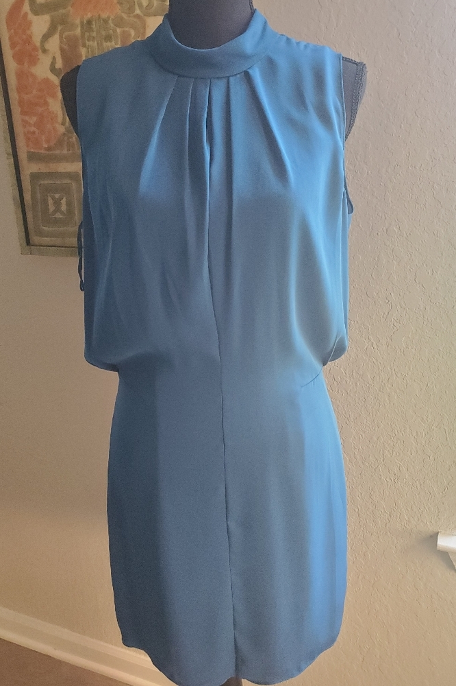 NWT REISS DEEP ATLANTIC BLUE HALTER SHIFT DRESS